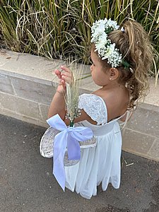 סט חגיגי לשבועות - זר לראש וטנא סט חגיגי לשבועות - זר לראש וטנא